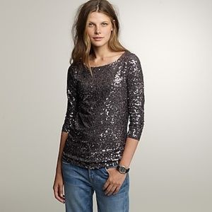 J. Crew Sequin Top